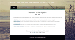 Desktop Screenshot of prealgebra.org
