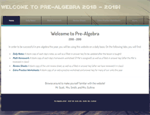 Tablet Screenshot of prealgebra.org